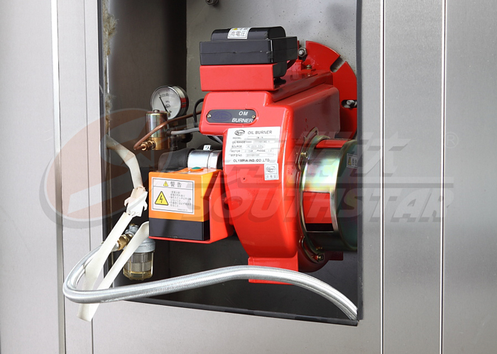 廣州賽思達16盤單推車商用柴油熱風旋轉爐NFX-16C燃燒機 廣州賽思達16盤單推車商用柴油熱風旋轉爐NFX-16C燃燒機